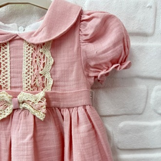 KIZ BEBEK %100 PAMUKLU ELBİSE