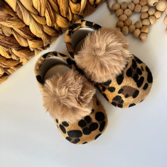 KIZ ÇOCUK LEOPAR DESENLİ AYAKKABI 
