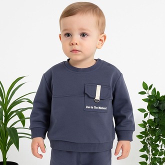 ERKEK BEBEK PAMUKLU 2'Lİ TAKIM ALT - ÜST TAKIM
