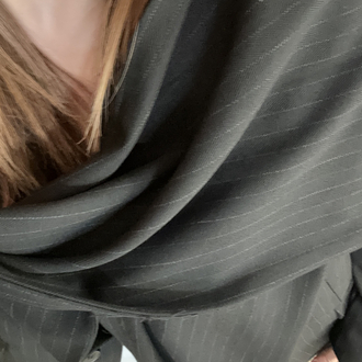 Blazer şal detaylı