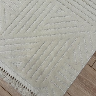 Tokyo Serisi Renkli Kalın Modern Makine Halısı 4 metre kare 