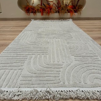 Tokyo Serisi Renkli Kalın Modern Makine Halısı 4 metre kare 
