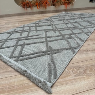 Focus Serisi Renkli Kalın Modern Makine Halısı 4 metre kare