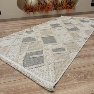 Focus Serisi Renkli Kalın Modern Makine Halısı 4 metre kare