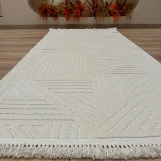 Tokyo Serisi Renkli Kalın Modern Makine Halısı 4 metre kare 