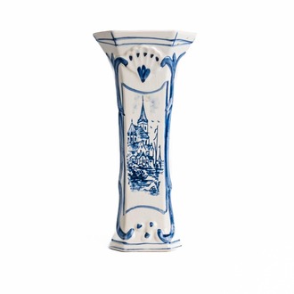 El Boyama Delft Blauuw Vazo – Made in Holland – yaklaşık 1960–1980