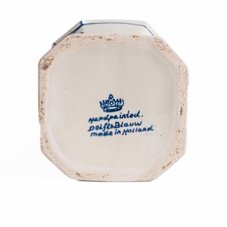 El Boyama Delft Blauuw Vazo – Made in Holland – yaklaşık 1960–1980
