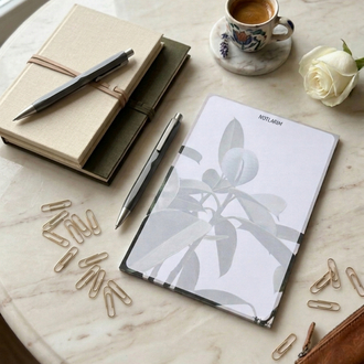Yaprak Desenli Notepad