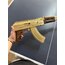 3D Dipçiksiz Gold Ak-47 hareketsiz