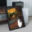 "Cat Looking At Pizza" Temalı İllüstrasyon Tasarımı BOYUT:(A3) 30 x 42,0 CM |
