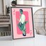 Fight Club Pink Portrait Vintage llüstrasyon Tasarımlı Tablo BOYUT:(A3) 30 x 42,0 CM |    
