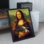 Mona Lisa ve Bebek Yoda Fan Art llüstrasyon Tasarımlı Tablo BOYUT:(A3) 30 x 42,0 CM |