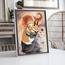 Küçük Prens ve Tilki İllüstrator Tasarımı BOYUT:(A3) 30 x 42,0 CM |  