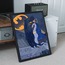 Batmen ve Kedi Kadın Kiss İllüstrasyon Tablosu BOYUT:(A3) 30 x 42,0 CM | 