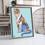 Japon Tiger Kültürel Tasarımı llüstrasyon Tablosu BOYUT:(A3) 30 x 42,0 CM