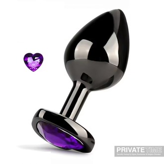 Lüks Anal Plug Ve Tıkaç - Siyah metal