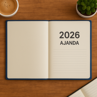Kişiye Özel Kutulu 2026 Tarihli Mıknatıs Kilitli Lacivert Ajanda ve Kalem Seti