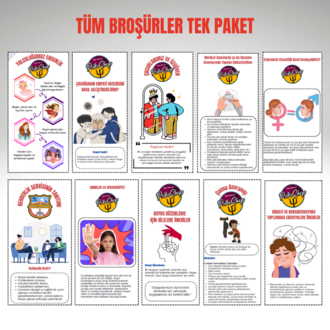 Tüm Broşürler Tek Paket (15 Broşür)