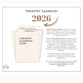 2026 Terapist Ajandası
