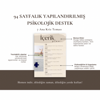 Psikolojik Kurtarma Çantası - Zor Zamanlar İçin Dijital İlk Yardım Seti