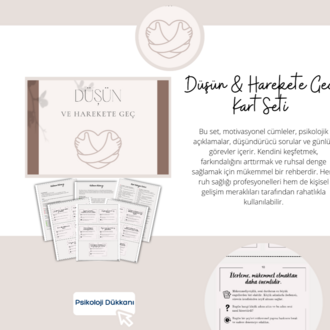 Düşün ve Harekete Geç Kart Seti