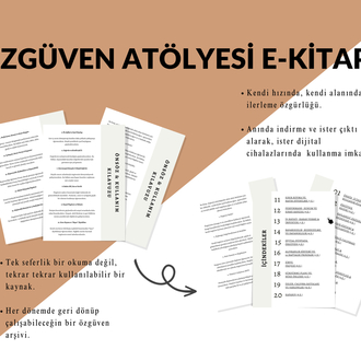 Özgüven Atölyesi:Bilimsel Egzersizlerle 12 Haftada Daha Güçlü Ben