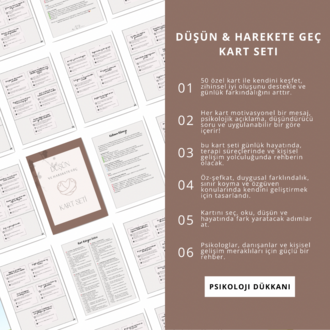 Düşün ve Harekete Geç Kart Seti