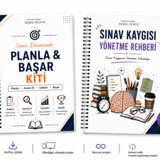 2'li - Sınav Kaygısı Yönetme Rehberi & Planla Başar Kiti