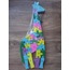Zürafa Model Ahşap Puzzle