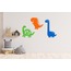Ahşap Duvar Dekoru Dinozor 3'lü set 30cm