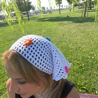 El örgüsü saç bandana