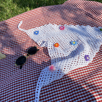 El örgüsü saç bandana