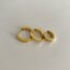 Çelik gold cartier küpe