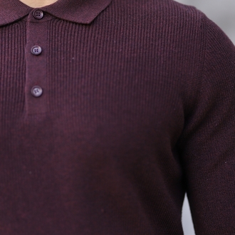POLO YAKA DÜĞMELİ SELANİK ÖRGÜ TRİKO P015