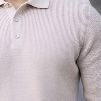 POLO YAKA DÜĞMELİ SELANİK ÖRGÜ TRİKO P015