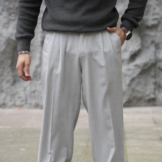 BAGGY KALIP 2 PİLE KUMAŞ PANTOLON P004