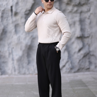 POLO YAKA DÜĞMELİ SELANİK ÖRGÜ TRİKO P015