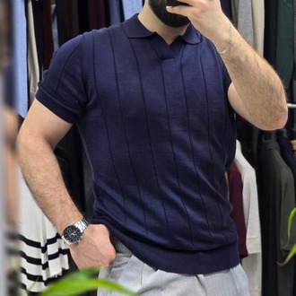 Polo yaka çizgili Pamuk - slim fit triko tişort
Ürün Kodu | T2DU26101