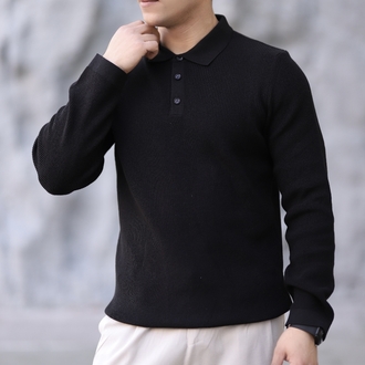 POLO YAKA DÜĞMELİ SELANİK ÖRGÜ TRİKO P015