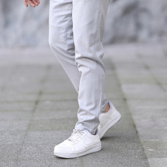 YARIM LASTİKLİ İPLİ SELİM FİT KUMAŞ PANTOLON P006