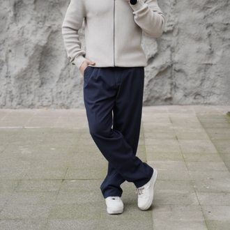BAGGY KALIP 2 PİLE KUMAŞ PANTOLON P004