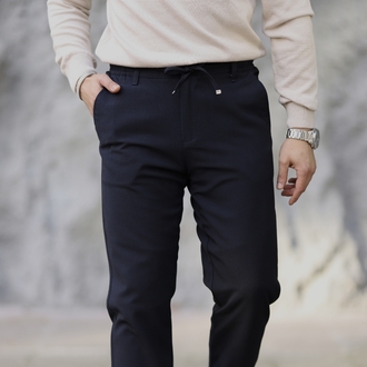 YARIM LASTİKLİ İPLİ SELİM FİT KUMAŞ PANTOLON P006