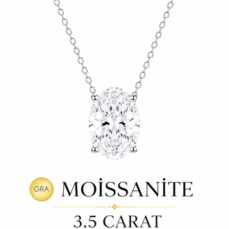 3.5 Carat Moissanite Gra Sertifika