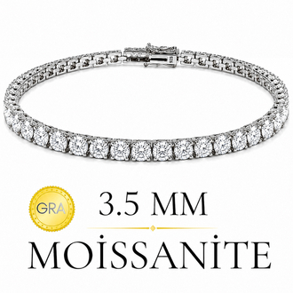 3.5 MM Moissanite Gra Sertifika