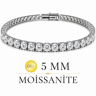 5 MM Moissanite Gra Sertifika