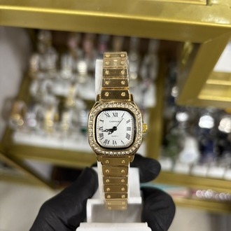 Gold White Bayan Kol Saati