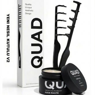 Q1 Look Saç Şekillendirici Matte Hair Paste – QUAD Mucizevi Tarak