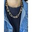 gold T kolye