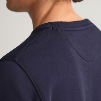 Gant Lacivert %100 Cotton Premium Sweatshirt
