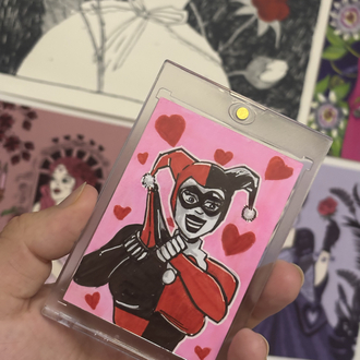 Harley Quinn 1/1 Sketch Card